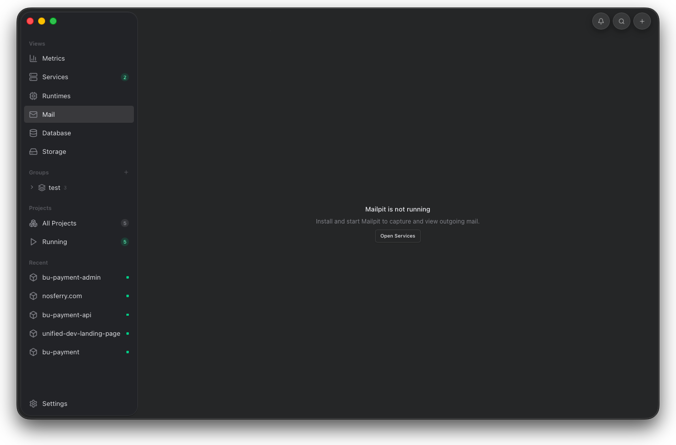Orbit Mail view